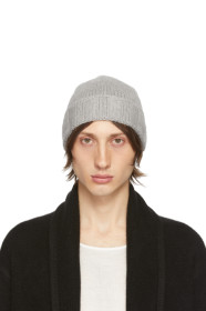 The Elder Statesman - Grey Fisher Bob Beanie