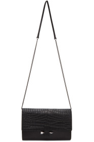 Mackage - Sac à bandoulière embossé façon croco noir Avah