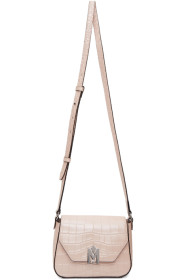 Mackage - Sac à bandoulière embossé façon croco rose Marcie