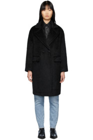 Mackage - Black Alpaca & Wool Eve Long Coat
