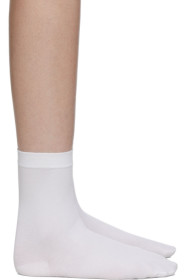 Wolford - Chaussettes blanches 80 Denier
