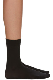 Wolford - Chaussettes en coton noires