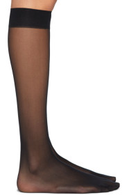 Wolford - Chaussettes hauteur genou noires Individual 10