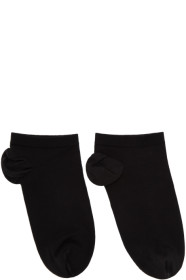 Wolford - Chaussettes en coton noires Sneaker