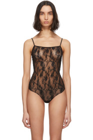 Wolford - Black Katherina String Bodysuit