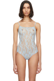 Wolford - Blue Katherina String Bodysuit