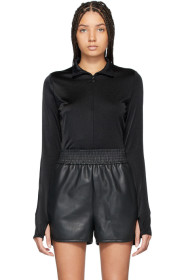 Wolford - Black Shimmering Glass String Bodysuit