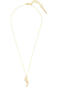 Marine Serre - Collier pour chien doré Best Friend exclusif à SSENSE