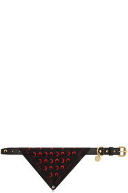 Marine Serre - SSENSE Exclusive Black & Red Dog Bandana