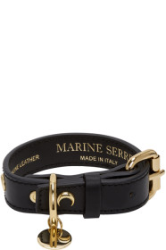 Marine Serre - SSENSE Exclusive Black Moon Trim Collar