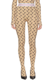 Marine Serre - Tan All Over Moon Leggings