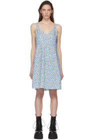 R13 - Blue Floral Slip Dress