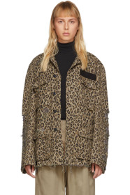R13 - Beige Leopard Jacket