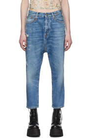 R13 - Blue Tailored Drop Jeans