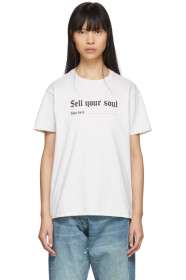 R13 - Off-White 'Sell Your Soul' Boy T-Shirt