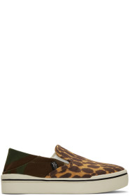 R13 - Multicolor Cheetah Camo Sneakers
