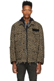 R13 - Beige Leopard Jacket