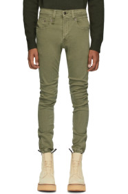 R13 - Green Denim Cooper Jeans