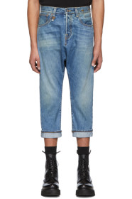 R13 - Blue Jonah Drop Jeans