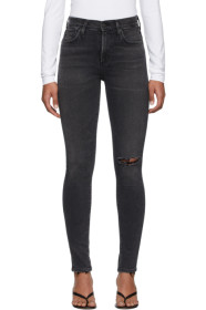 Citizens of Humanity - Black Rocket Mid-Rise Skinny Jeans