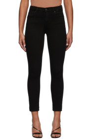 Citizens of Humanity - Black Rocket Crop Mid-Rise Skinny Jeans