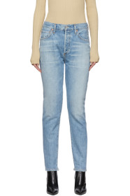 Citizens of Humanity - Blue Liya Classic Fit Jeans