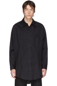 Sulvam - Black Poplin Overshirt