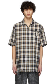 Doublet - Black & Beige 'Key Person' Short Sleeve Shirt