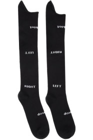 Doublet - Black L+R High Socks