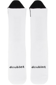 Doublet - White 'Pull-Up' Socks