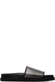 Doublet - Black Invisible Lenticular Sandals