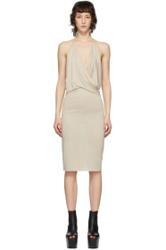 Rick Owens Lilies - Off-White Heavy Jersey Tank Dress