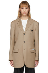 ADER error - Beige Wool Kustic Blazer