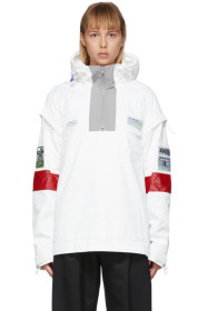 ADER error - White Oblique Anorak Jacket