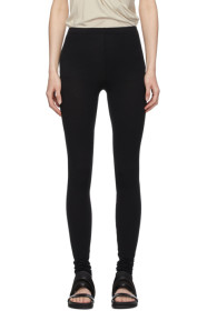 Rick Owens Lilies - Black Plain Leggings