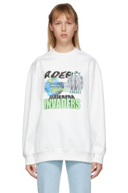 ADER error - White 'Invaders' Sweatshirt