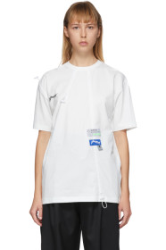 ADER error - White Slash String T-Shirt