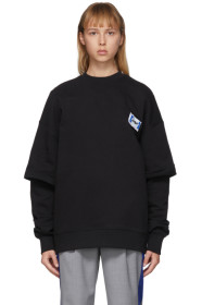 ADER error - Black Rivet Label Sweatshirt