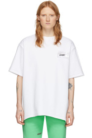 ADER error - White Oversized Vinyl T-Shirt
