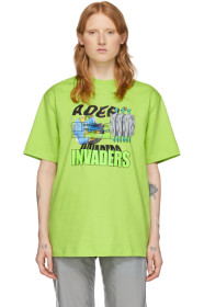 ADER error - Green 'Invaders' T-Shirt