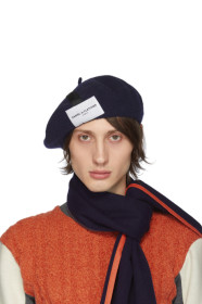 Daniel W. Fletcher - Béret bleu marine Woolmark Collection