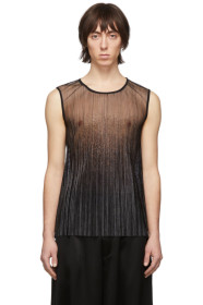 Palomo Spain - Black Transparent Tank Top