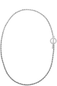 All Blues - Silver Rope Chain Necklace