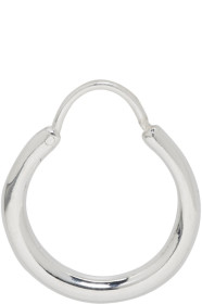 All Blues - Silver Polished Hungry Baby Snake Earring