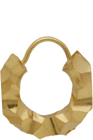 All Blues - Gold Single Hoop Earring