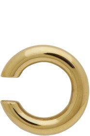 All Blues - Gold Almost Ear Cuff