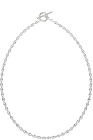 All Blues - Silver Coffee Beans Necklace