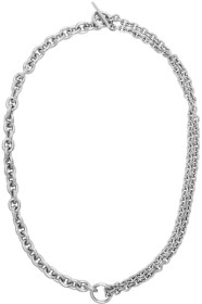 All Blues - Silver Double Necklace