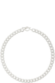 All Blues - Silver Moto Necklace