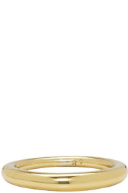 All Blues - Gold Polished Hungry Snake Ring